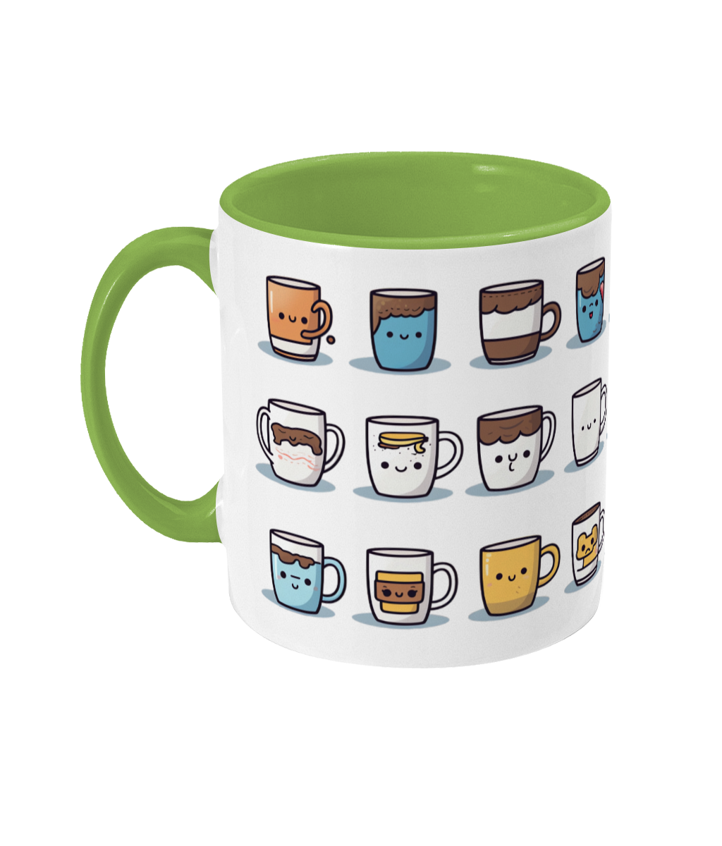 Tasses colorées