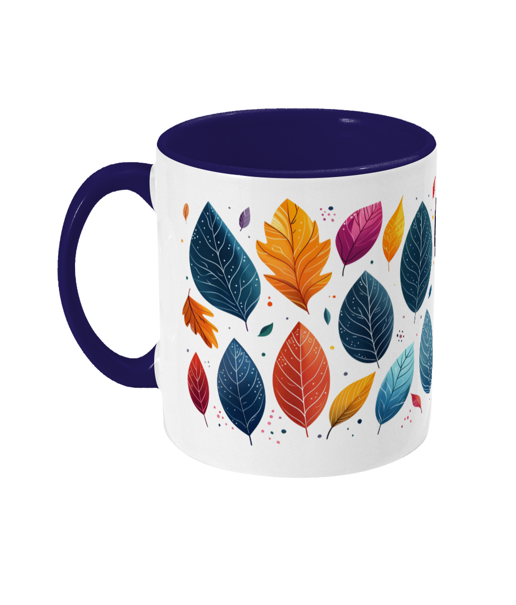 Colored Mug Leaves