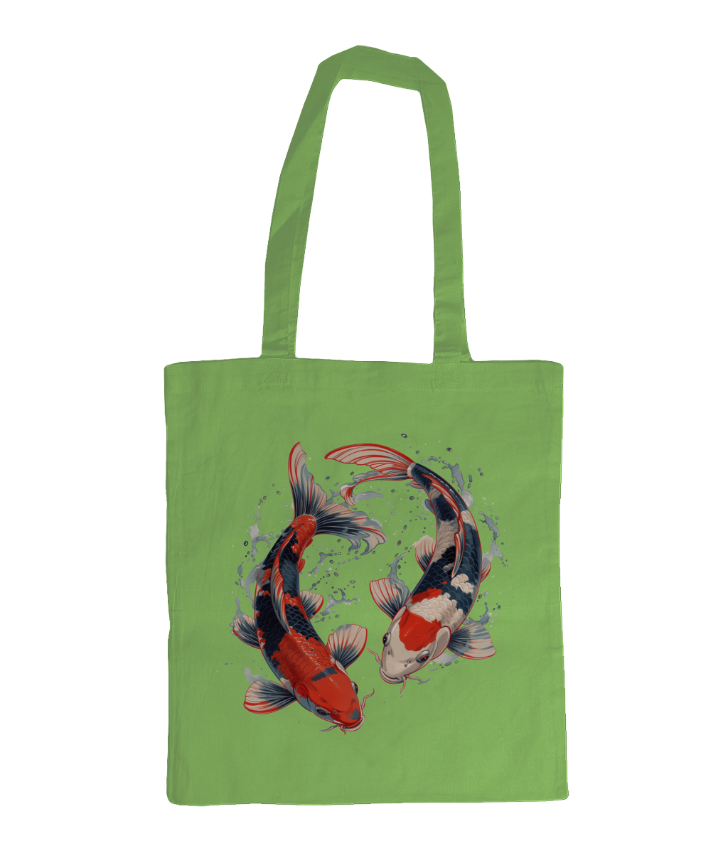 Bag 100% Cotton Koi Fish