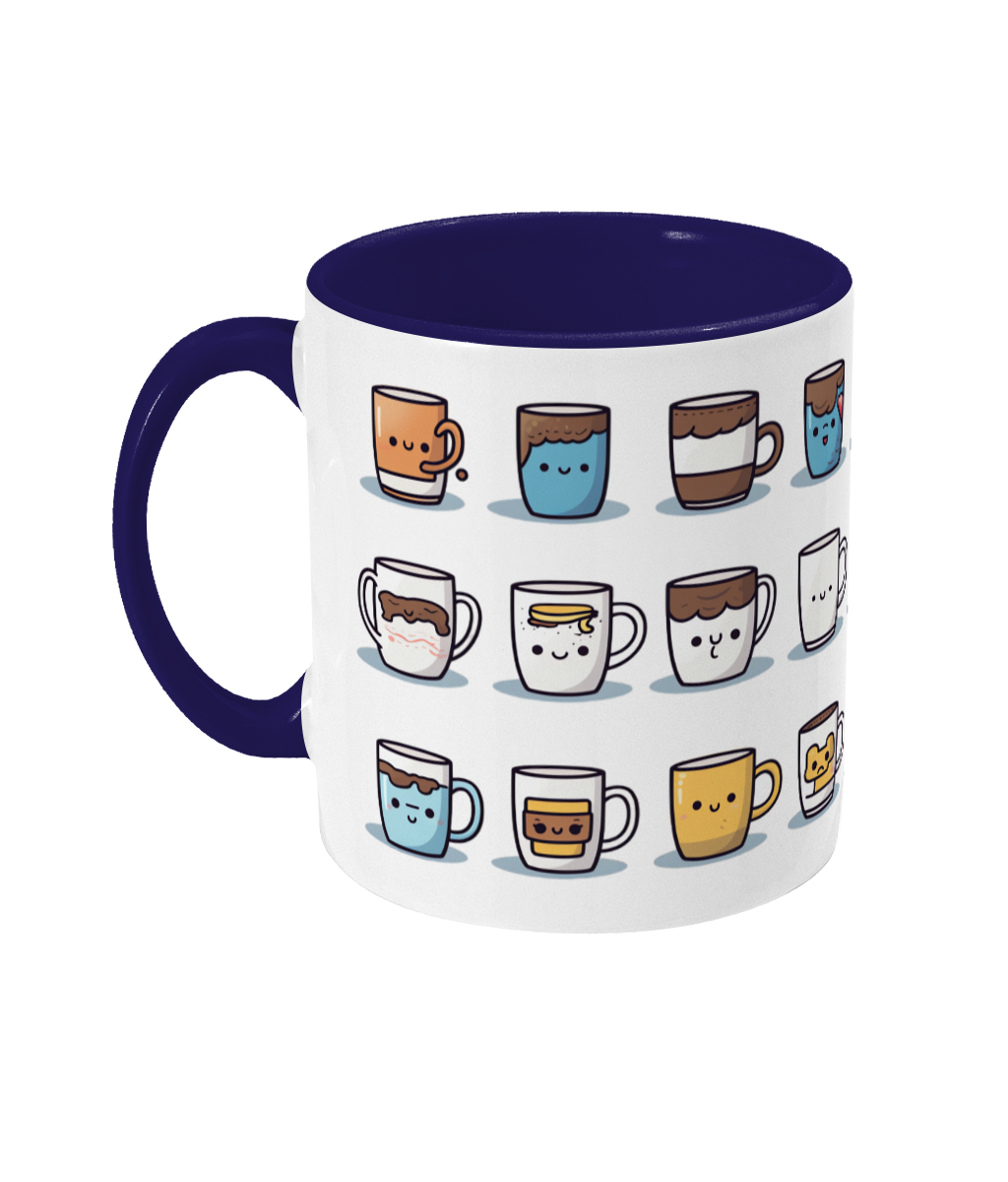 Tasses colorées