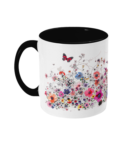 Colored Mug Flowers
