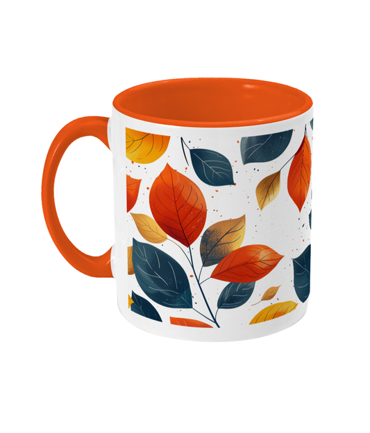 Colored Mug Leaves