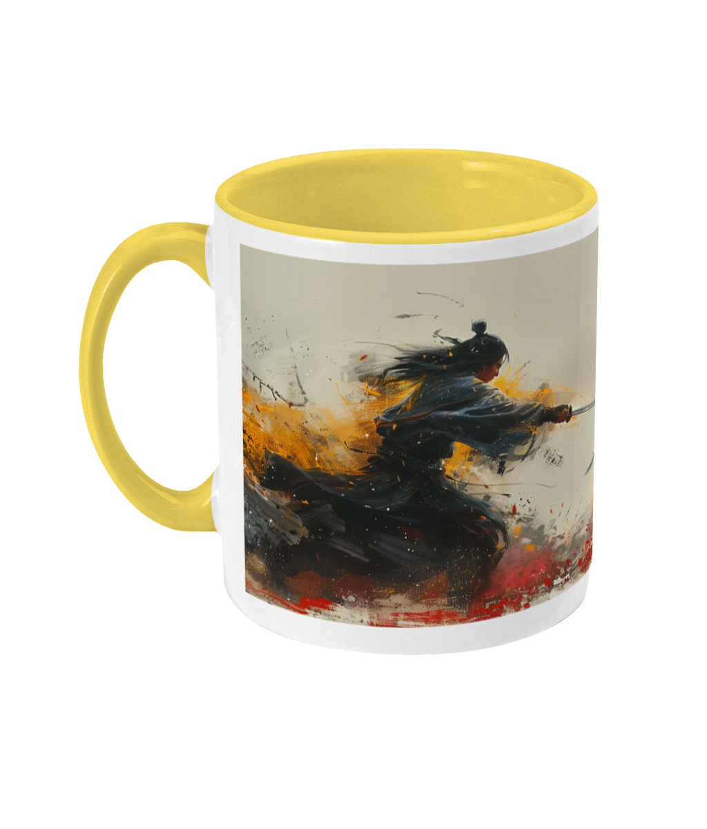 Gekleurde Mok Samurai
