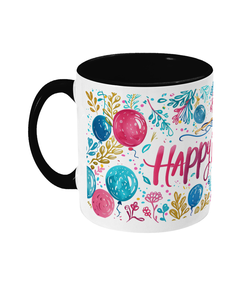 Colored Mug Happy Birthday