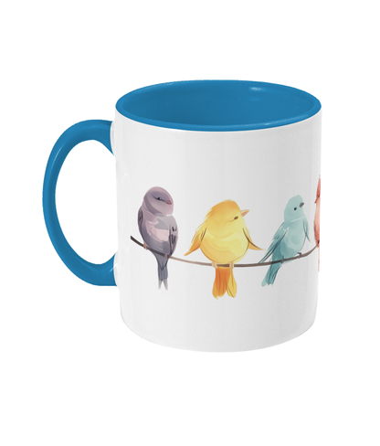Colored Mug Birds