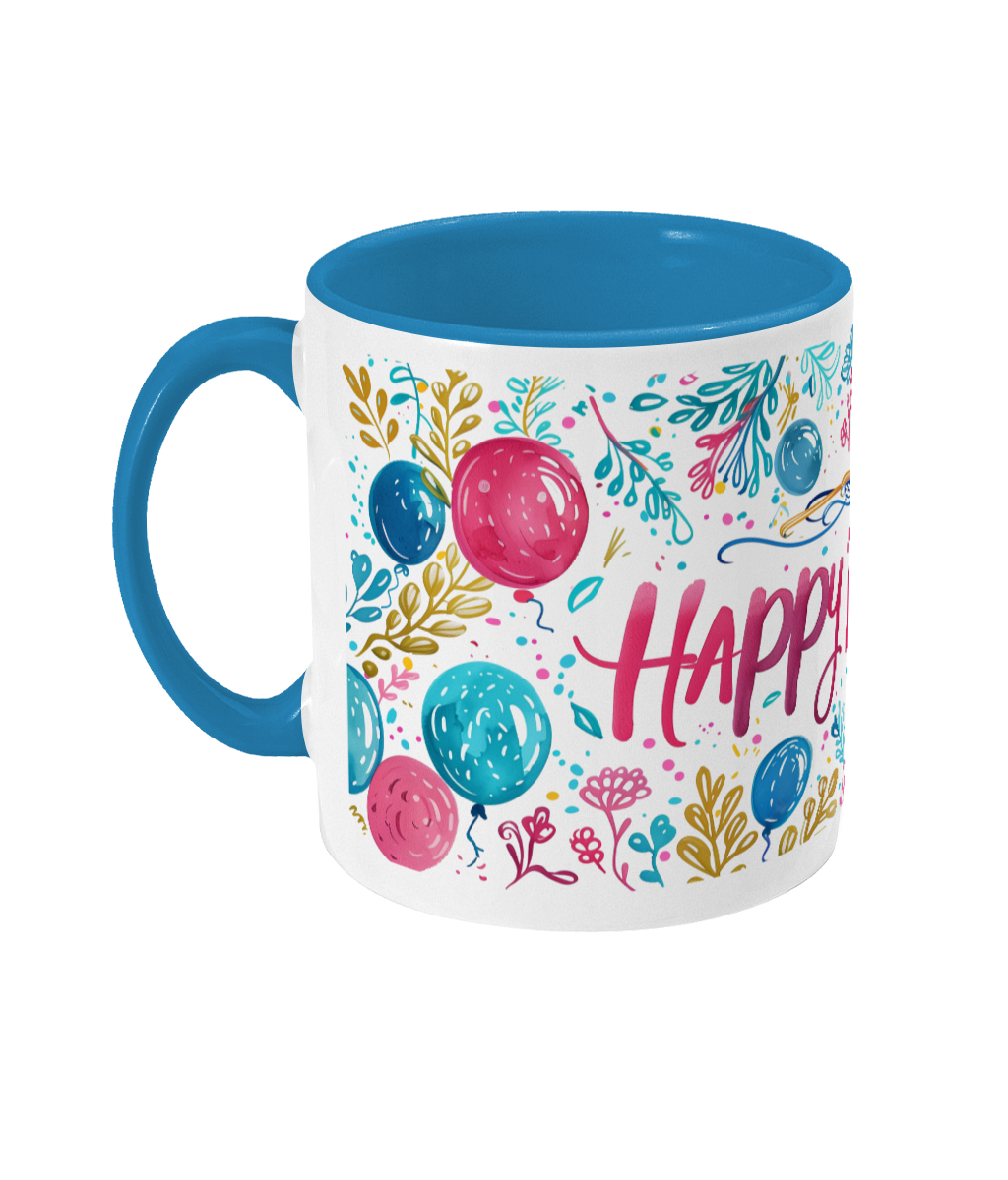 Colored Mug Happy Birthday