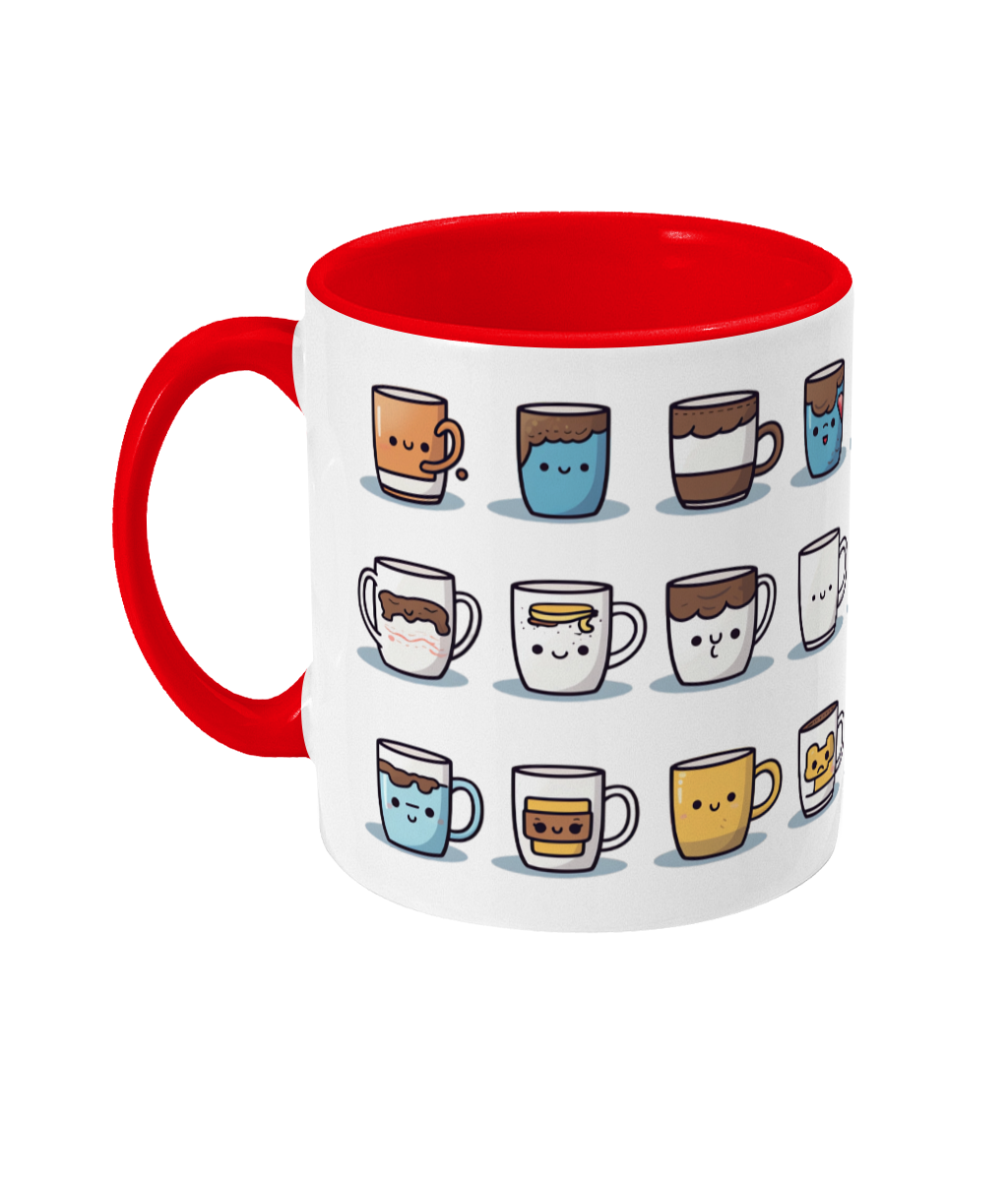 Tasses colorées