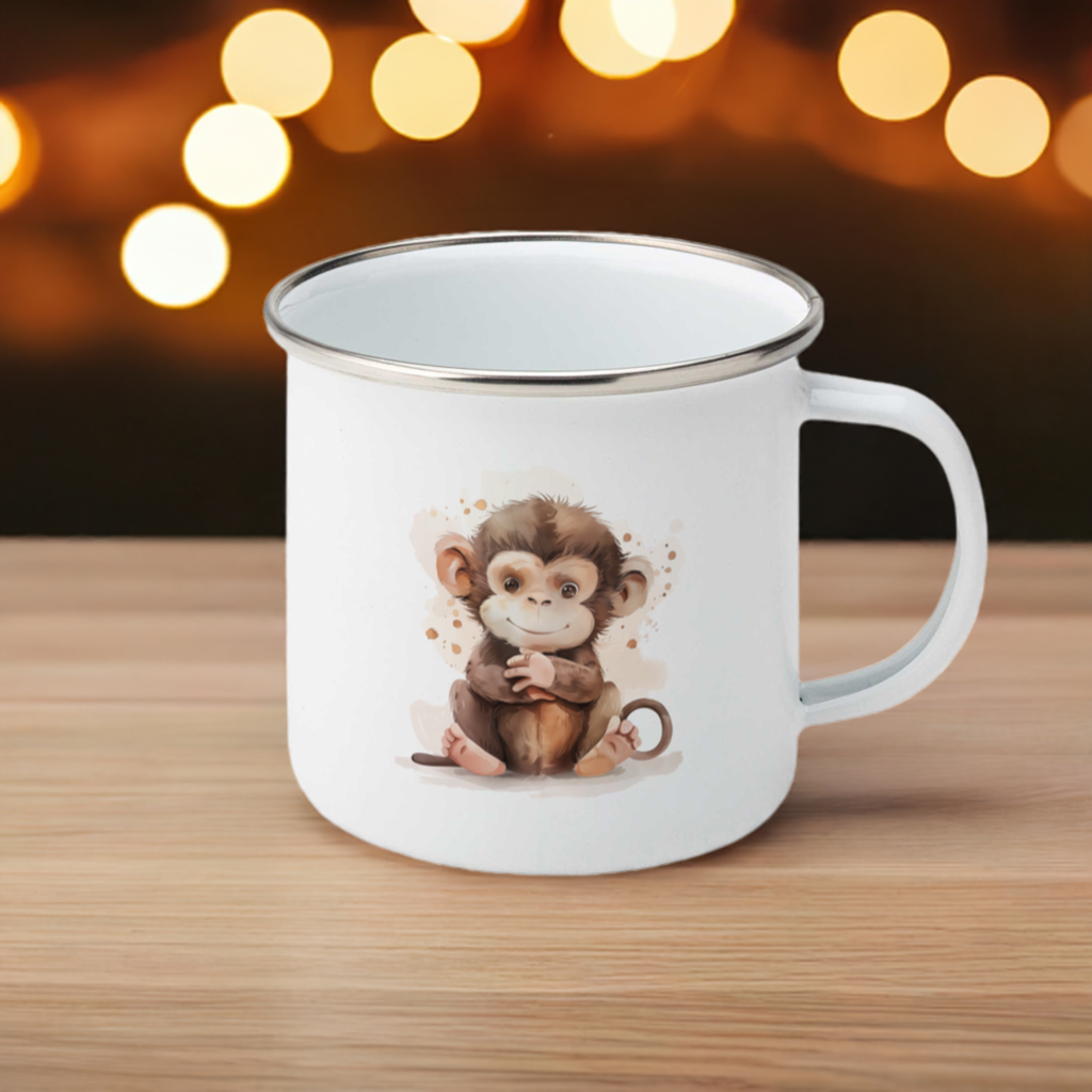 Enamel Mug Monkey