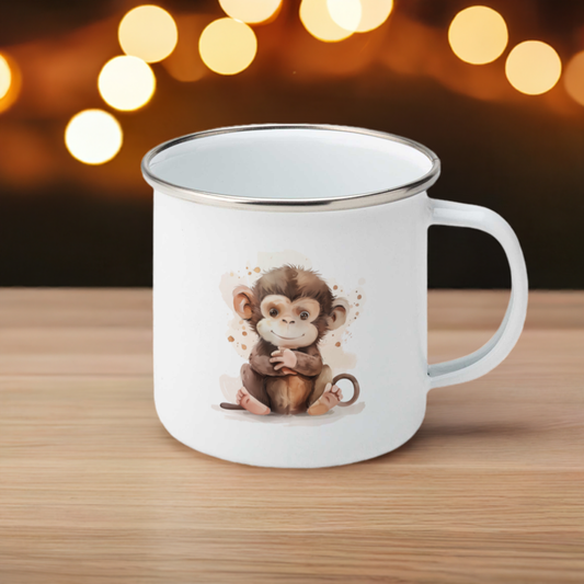 Enamel Mug Monkey